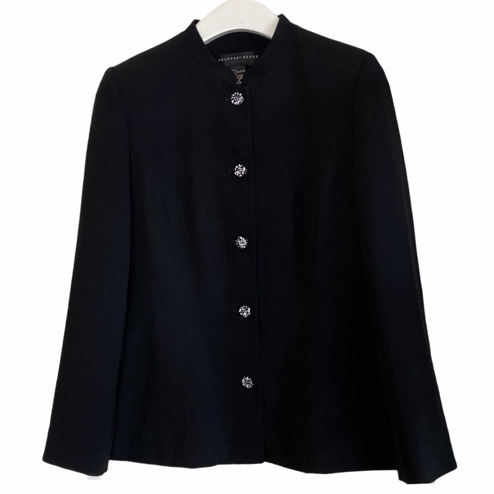 Geoffrey Beene Sport Blazer w Speckled Buttons 8